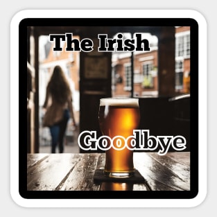 Irish Goodby Sticker